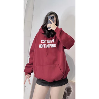 [ Rẻ vô địch ] Áo hoodie form rộng tay bồng mũ hai lớp - Perfect