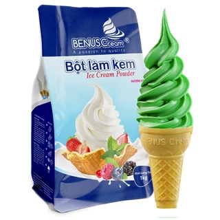 Bột làm kem Benus Trà Xanh gói 1kg