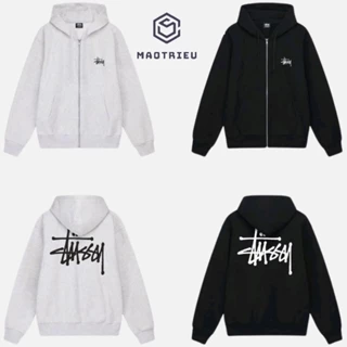 Áo Khoác Nỉ Hoodie Zip STUSSY Trẻ Trung Vải Nỉ Dày Dặn , Chất Nỉ Siêu Mịn Hàng Cao Cấp Chuẩn Form