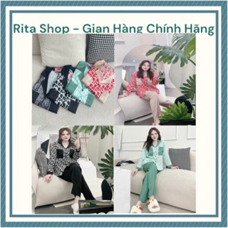 Đồ bộ mặc nhà Pijama Loha chất liệu lụa xước cao cấp tay dài