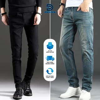 Quần bò jean nam skinny co giãn 4 chiều Big size 28-36 dáng ôm Avocado