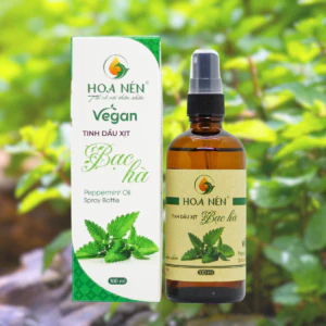 Chai Xịt Tinh dầu Bạc hà 100ml - Hoa Nén - Xịt phòng đuổi muỗi, côn trùng