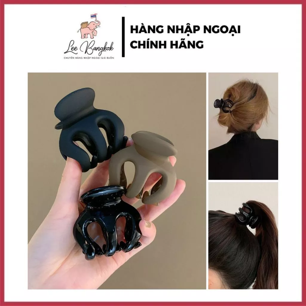 [Size to 5cm] Kẹp Tóc Càng Cua Bạch Tuộc Acrylic Kẹp Tóc Màu Trơn Kẹp Bẻ Kẹp Tóc Cho Cặp Tóc Nữ Phụ Nữ