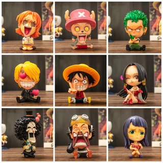 Mô hình One Piece 3D Chibi Luffy Zoro Sanji Ace Sabo Nami Robin Choper Usopp Brook Franky Jinbei Boa Hancok Doflamingo