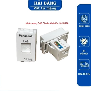 Nhân ổ cắm mạng âm tường,âm bàn Cat5 cao cấp Panasonic