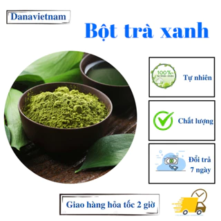 Bột trà xanh nguyên chất dùng làm bánh và pha chế - trọng lượng 20gr, 50gr, 100gr