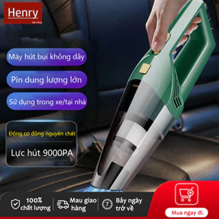 Henry Máy hút bụi không dây, loại sạc 120W, thích hợp sử dụng trong xe hoặc trong nhà,