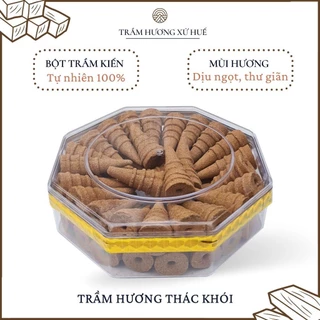 Nụ Trầm Hương Cao Cấp,Trầm Hương Xông Nhà Khói Ngược Nguyên Chất Hình Tháp