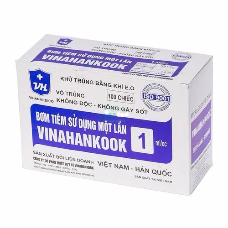 BƠM TIÊM 1ml,3ml,5ml hộp 100 cái