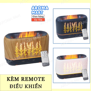 Máy xông tinh dầu hiệu ứng ngọn lửa dung tích 200ml kèm remote điều khiển AROMA Mart