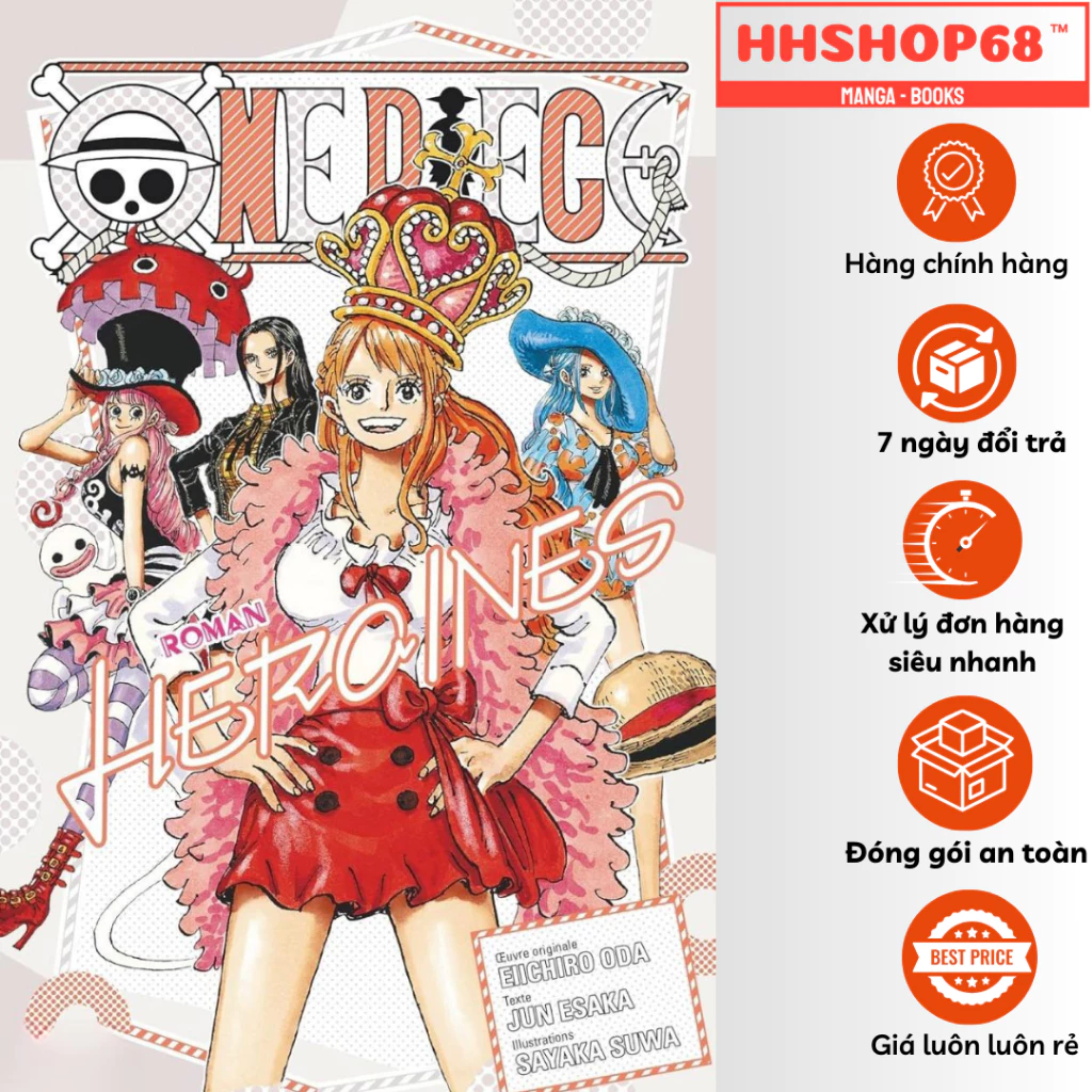 Sách - One Piece Tiểu Thuyết Heroines - NXB Kim Đồng