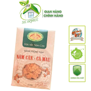 [Thực phẩm sạch] Bánh Phồng Tôm Năm Căn Cà Mau Thượng Hạng - Đặc Biệt 48% Thịt Tôm Đất Tươi Sống Năm Căn