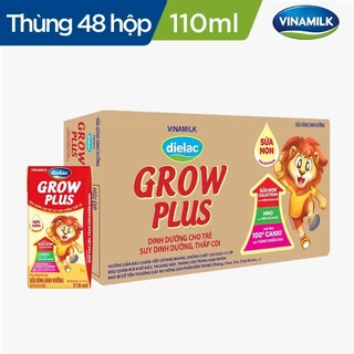 [date mới]Sữa pha sẵn dielac growplus vinamilk hộp 110ml