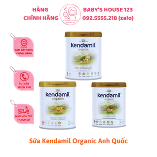 Sữa Kendamil Organic Số 1, 2 ,3 - Hộp 800g