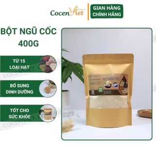 400Gram Bột Ngũ Cốc, Ngũ Cốc Dinh Dưỡng Với 15 Loại Hạt Nguyên Chất Ngũ Cốc Tăng Cân Giúp Cơ Thể Khỏe Mạnh BNC CocenViet