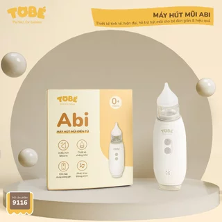 Máy hút mũi Abi TOBE cho bé sơ sinh đầu hút silicone an toàn, lực hút mạnh, sử dụng pin sạc an toàn