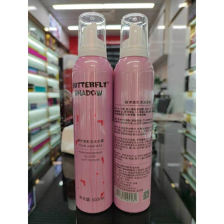 Gôm mềm giữ nếp tóc BUTTERFLY SHADOW 300ML Keo bọt dạng mềm tạo kiểu và giữ nếp tóc uốn xoăn tự nhiên bồng bềnh