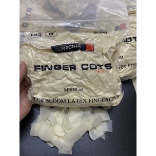 Túi 300g ~1000pcs Bao ngón tay cao su latex Không đai siêu dai chống thấm nước, tăng độ ma sát bám dính