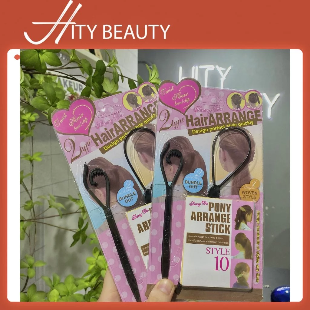 [Ngẫu nhiên] Set 2 dụng cụ luồn kéo tóc dễ dàng tạo nhiều kiểu dành cho Makeup - Hity Beauty
