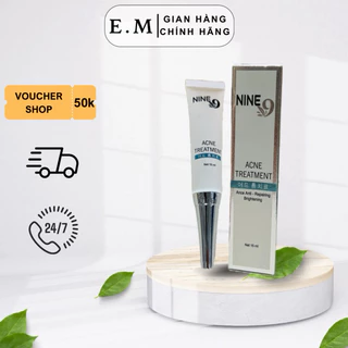 Gel chấm mụn Sữa Ong Chúa NINE 9, Acne Treatment Gel Giảm mụn, xẹp mụn, khô còi, mờ thâm, phục hồi da bị tổn thương