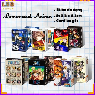 [HCM] Hộp 30 Ảnh Lomo Card anime manga One Piece, Naruto, Kimetsu, Jujutsu Kaisen, Blue Lock chất lượng cao cực đẹp