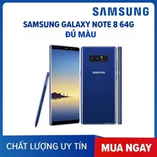 Điện thoại Samsung Galaxy Note 8 Chính hãng Ram 6G/ 64Gb chơi LIÊN QUÂN mượt CÂN TẤT CẢ CÁC THỂ LOẠI Game samsung note 8