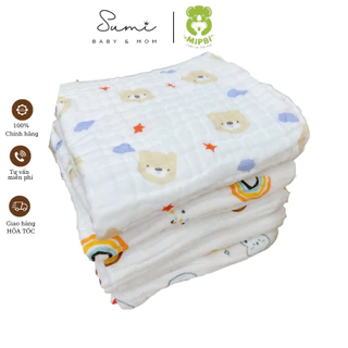 Khăn tắm xô nhăn 6 lớp Mipbi 100% cotton