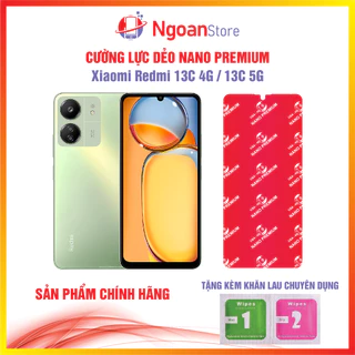 Cường lực dẻo Nano Xiaomi Redmi 13C 4G / 13C 5G chống xước bảo vệ màn hình - Ngoan Store