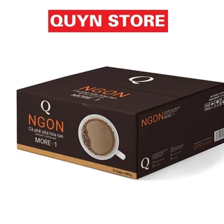 Cà phê hòa tan TRẦN QUANG 3in1 ngon 24 thùng 12kg x 21 bịch x 480g Quyn store