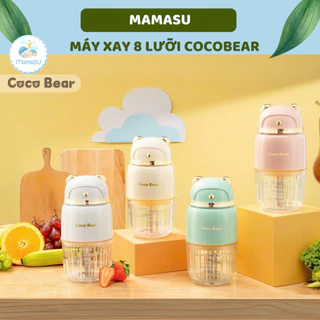 Máy Xay 8 Lưỡi CocoBear Xay Đồ Ăn Dặm Cho Bé Máy Xay Thịt Cháo Rau Củ Quả Cho Bé Ăn Dặm - Coco Bear