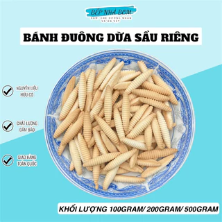 Bánh đuông dừa sầu riêng thơm béo, khối lượng 100gram/200gram/ 500gram, Bếp Nhà Bom