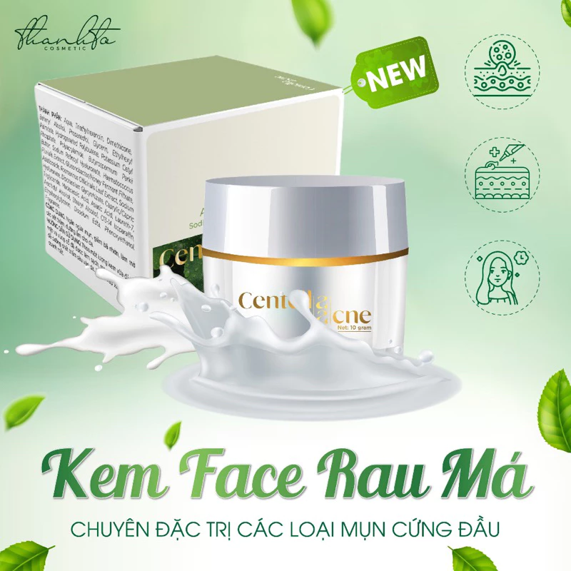 Kem Face Rau Má Thanh Tô Giảm Mụn Jiuhe Centella Acne chính hãng..