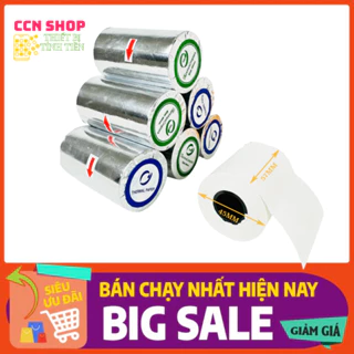 30 cuộn giấy in hóa đơn nhiệt khổ k57x45 - Giấy in điện nước, in hóa đơn mini, in bill máy in cầm tay - in rõ sắc nét