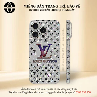 Dán Skin cho IPhone và các dòng máy Android in hình Lv nhiều mẫu cực hot