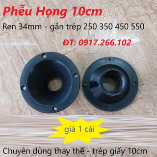 Họng Treble Tròn 10cm (1 Cái) Phễu trép kèn 250 350 450 cho loa kéo & thùng loa