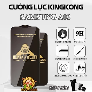 Kính cường lực Samsung A02 Super Kingkong full màn , miếng dán bảo vệ toàn màn hình