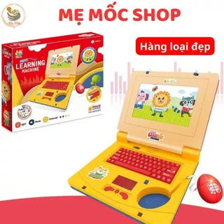 Đồ Chơi Máy Tính Laptop Cho Bé, Máy Tính Bảng Có Chuột Kèm Đèn Led Phát Nhạc Giúp Bé Tránh Xa Điện Thoại