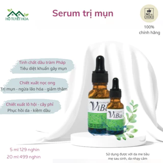 SERUM MỤN THÔNG MINH VIBA 5ML NGỪA VÀ GIẢM MỤN, GIẢM THÂM SẸO, DƯỠNG ẨM DA-TUYẾT HOA Shop