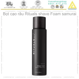 [vxhn] Kem tạo bọt cạo râu cho nam Rituals of samurai shave foam samurai [200ml]