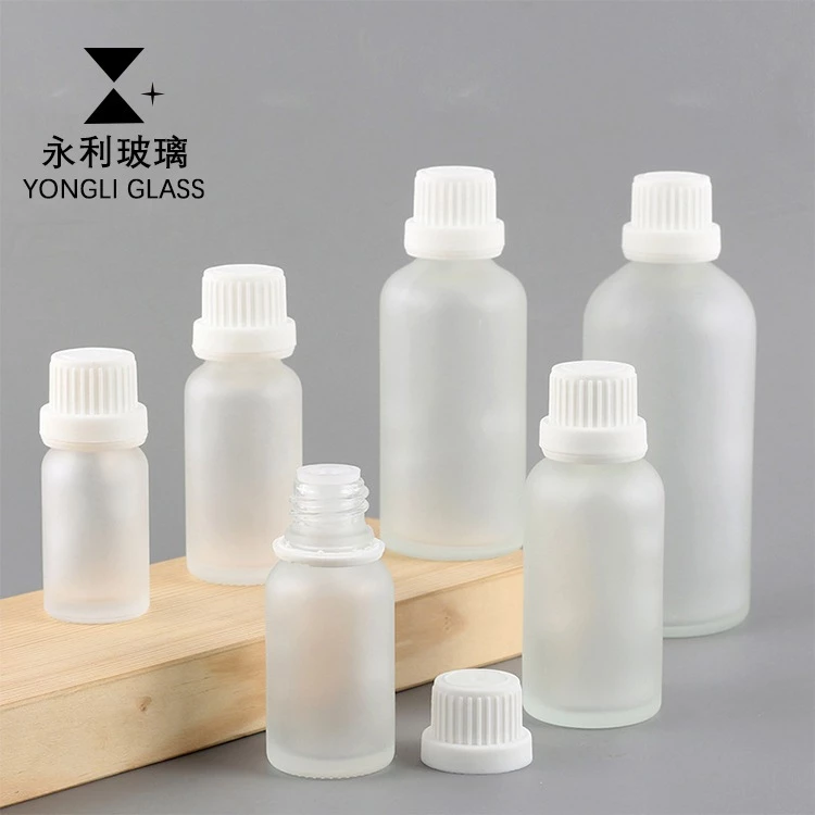 Lọ Thủy Tinh Cao Cấp Nắp TRẮNG TO Nhỏ Giọt 5ML - 100ML Đựng Tinh Dầu, Serum,  Chiết Mỹ Phẩm Du Lich