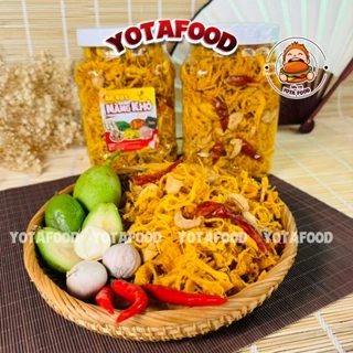 1Kg Khô Gà Bơ Tỏi ( Giòn ngon - Đậm vị ) | Đồ ăn vặt Yotafood