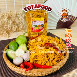 Khô Gà Bơ Tỏi ( Giòn ngon – đậm vị  ) – 500gr | Đồ ăn vặt Yotafood