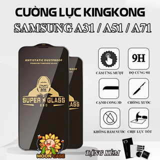 Kính cường lực Samsung A31 / A51 / A71 Super Kingkong full màn , miếng dán bảo vệ toàn màn hình