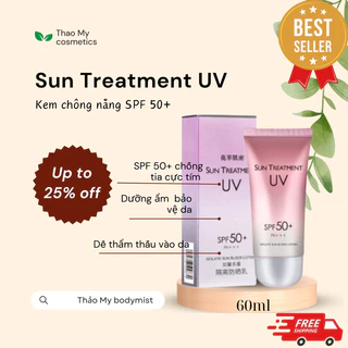 (Giá Chỉ Hôm Nay) Kem chống nắng dưỡng trắng da Sun Treatment SPF 50+