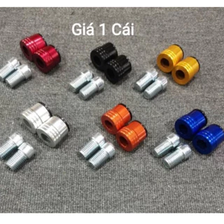 Ốc Chân Gương Xe Máy Nhôm CNC Bền Màu < Giá 1 Ốc>