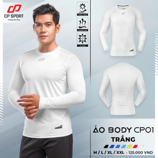 Áo thể thao nam body CP01, áo body giữ nhiệt tay dài, co giãn 4 chiều hỗ trợ tập gym, đá banh, bóng rổ Thương Hiệu