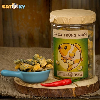 Da Cá Trứng Muối CATSKY FOOD đồ ăn vặt khô