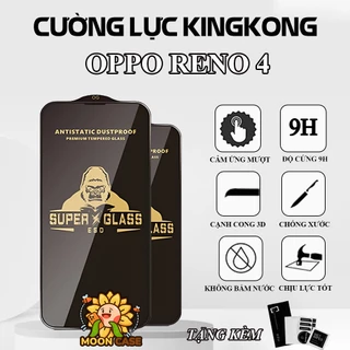 Kính cường lực Oppo Reno4 / Reno 4 Super Kingkong full màn , miếng dán bảo vệ toàn màn hình
