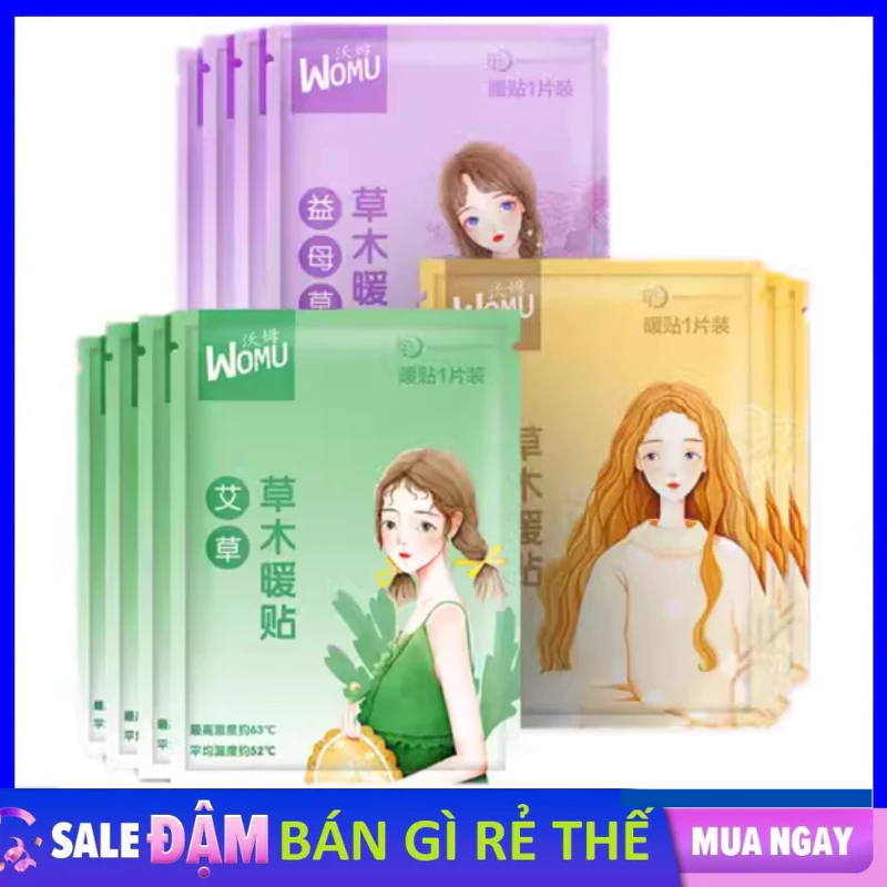 Miếng Dán Giảm Đau Bụng Kinh Giữ Nhiệt Làm Ấm Cơ Thể, Giảm Đau Cổ Vai Gáy Ấm Bàn Chân Nhiệt Độ Từ 53° An Toàn Cho Trẻ