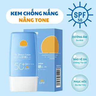 Kem Chống Nắng Bảo Vệ Da SPF 50+ Chính Hãng, Kem Chống Nắng Nâng Tone Kiềm Dầu Cho Da Mặt & Body